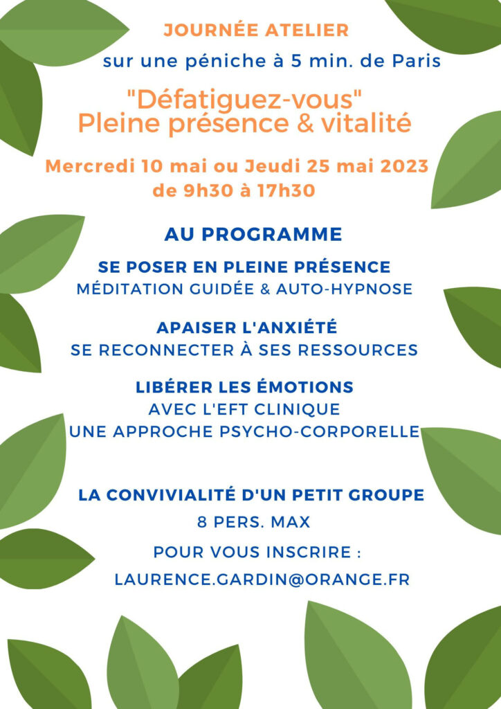 Défatiguez-vous - Journée Atelier